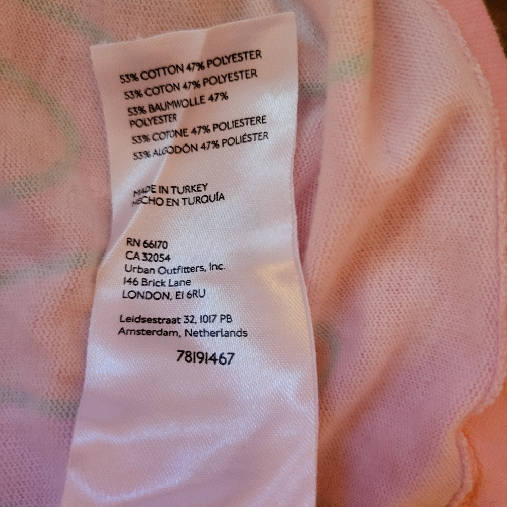 Urban Outfitters Cactus Gardens Flame Soft Tee, Pink, Orange, Boxy, NWOT, Large - Picture 13 of 14